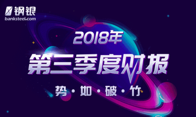 鋼銀電商2018年第三季度財報：增長勢如破竹，凈利潤破億 title=
